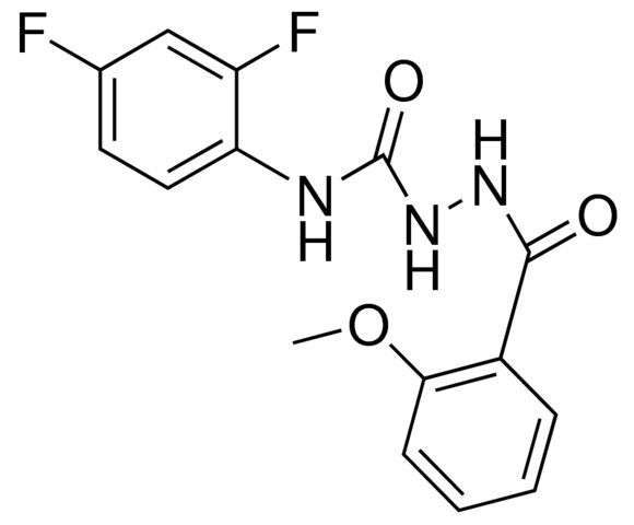 4-(2,4-DIFLUOROPHENYL)-1-(2-METHOXYBENZOYL)SEMICARBAZIDE