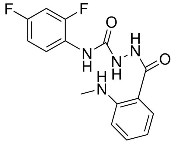 4-(2,4-DIFLUOROPHENYL)-1-(2-METHYLAMINOBENZOYL)SEMICARBAZIDE