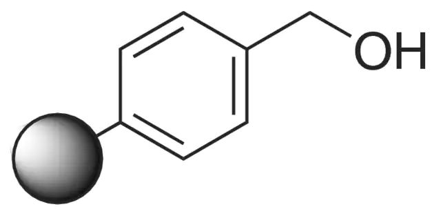 Benzyl alcohol, polymer-bound