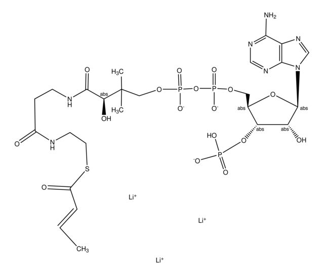 Crotonoyl coenzyme A trilithium salt