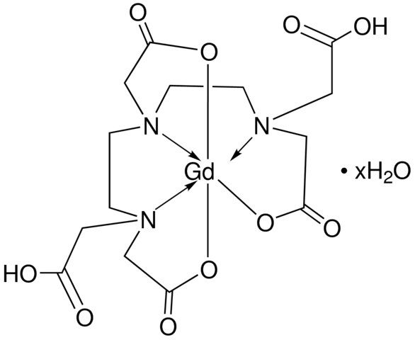 Diethylenetriaminepentaacetic acid gadolinium(III) dihydrogen salt hydrate