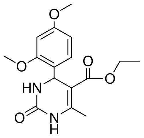 4-(2,4-DIMETHOXY-PH)-6-ME-2-OXO-1,2,3,4-4H-PYRIMIDINE-5-CARBOXYLIC ACID ET ESTER