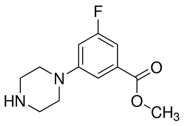 Methyl 3-fluoro-5-(1-piperazinyl)benzoate