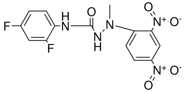 4-(2,4-DIFLUOROPHENYL)-1-(2,4-DINITROPHENYL)-1-METHYLSEMICARBAZIDE