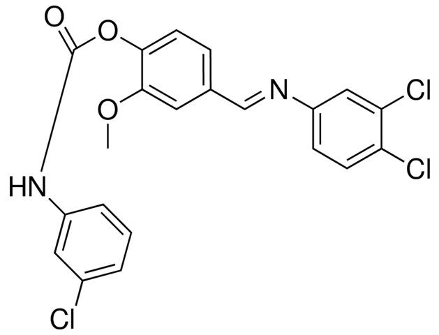 4-(3,4-DICHLOROPHENYLIMINOMETHYL)-2-METHOXYPHENYL N-(3-CHLOROPHENYL)CARBAMATE