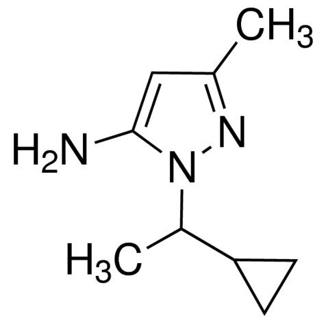 1-(1-Cyclopropylethyl)-3-methyl-1<i>H</i>-pyrazol-5-amine