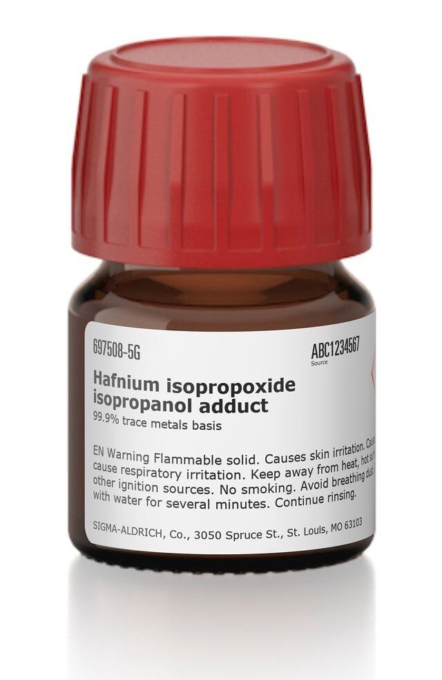 Hafnium isopropoxide isopropanol adduct