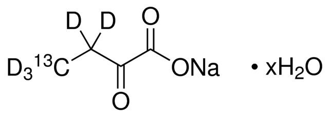 2-Ketobutyric acid-4-<sup>13</sup>C,3,3,4,4,4-d<sub>5</sub> sodium salt hydrate