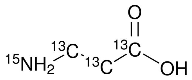 -Alanine-<sup>13</sup>C<sub>3</sub>,<sup>15</sup>N