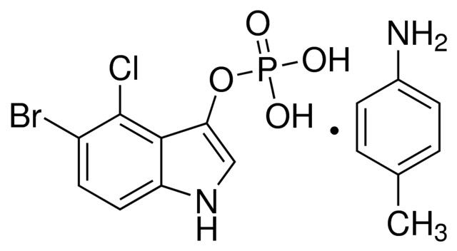 5-Bromo-4-chloro-3-indolyl phosphate <i>p</i>-toluidine salt