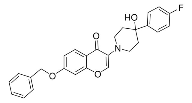 7-(Benzyloxy)-3-[4-(4-fluorophenyl)-4-hydroxy-1-piperidinyl]-4H-chromen-4-one