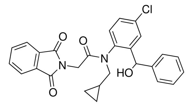 N-[4-Chloro-2-[hydroxy(phenyl)methyl]phenyl]-N-(cyclopropylmethyl)-2-(1,3-dioxo-1,3-dihydro-2H-isoindol-2-yl)acetamide