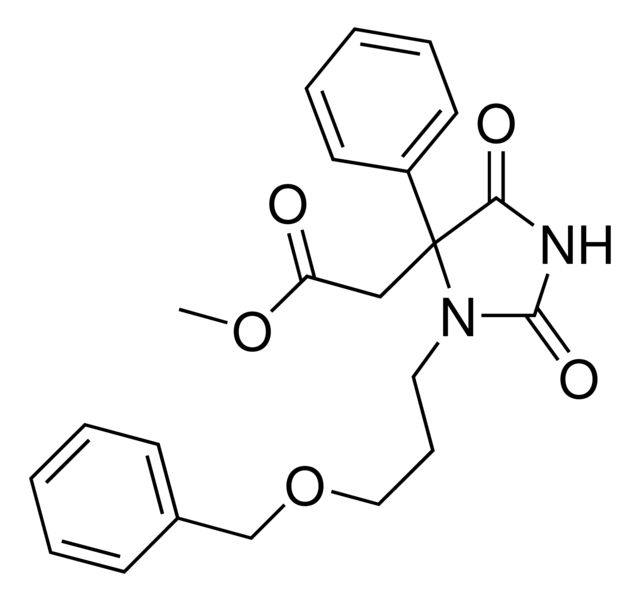 Methyl [3-[3-(benzyloxy)propyl]-2,5-dioxo-4-phenyl-4-imidazolidinyl]acetate