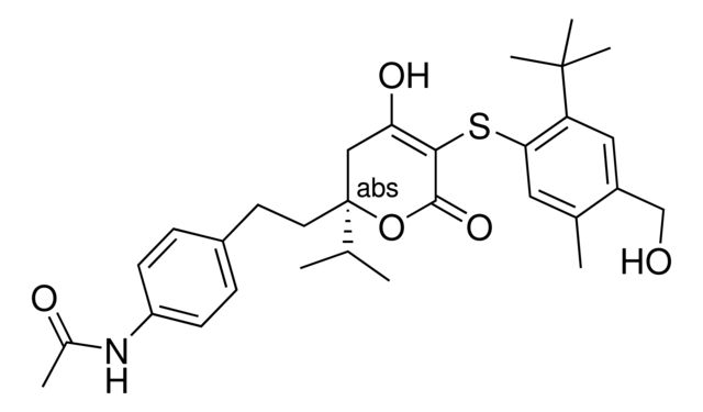 N-[4-[2-((2S)-5-[[2-tert-Butyl-4-(hydroxymethyl)-5-methylphenyl]sulfanyl]-4-hydroxy-2-isopropyl-6-oxo-3,6-dihydro-2H-pyran-2-yl)ethyl]phenyl]acetamide