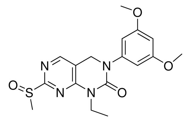 3-(3,5-Dimethoxyphenyl)-1-ethyl-7-(methylsulfinyl)-3,4-dihydropyrimido[4,5-d]pyrimidin-2(1H)-one