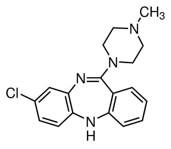 Clozapine for peak identification