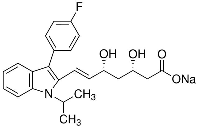 Fluvastatin for system suitability