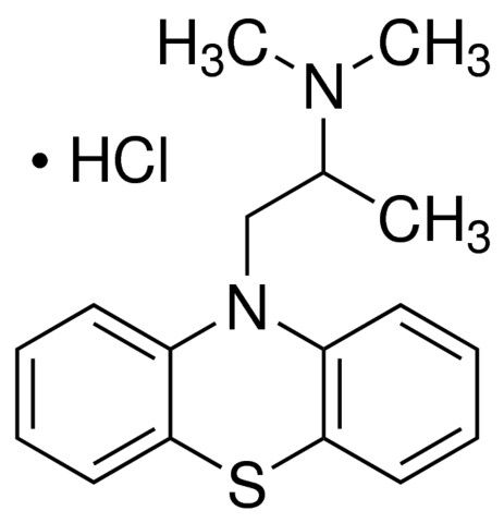 Promethazine for peak identification