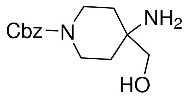 4-Amino-4-(hydroxymethyl)-1-piperidinecarboxylic acid phenylmethyl ester