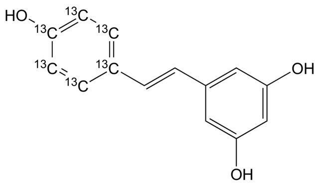 Resveratrol-(4-<i>hydroxyphenyl</i>-<sup>13</sup>C<sub>6</sub>)