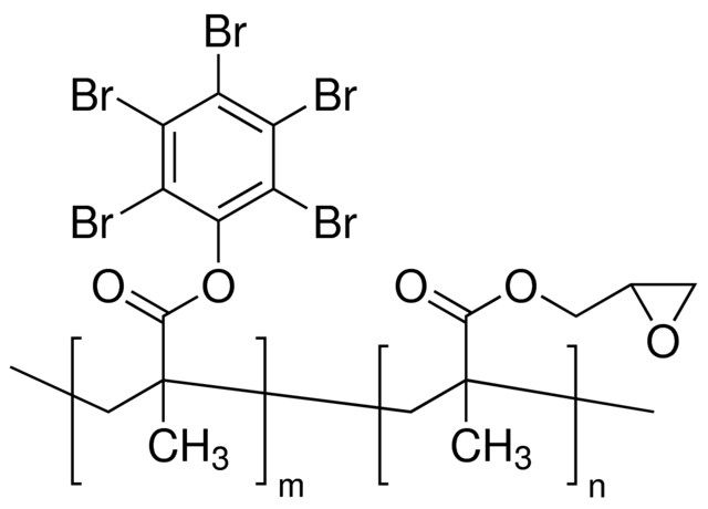 Poly(pentabromophenyl methacrylate-<i>co</i>-glycidyl methacrylate)