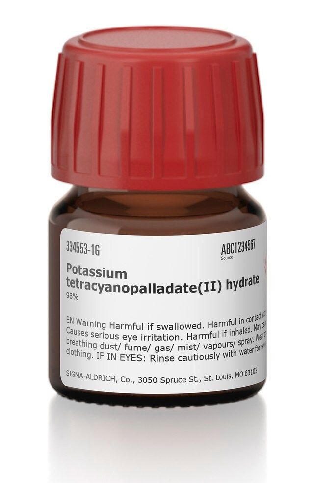 Potassium tetracyanopalladate(II) hydrate