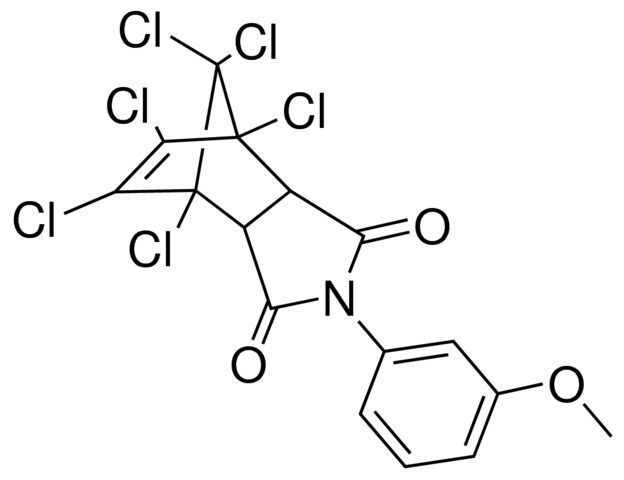 1,4,5,6,7,7-HEXACHLORO-N-(3-METHOXYPHENYL)-5-NORBORNENE-2,3-DICARBOXIMIDE