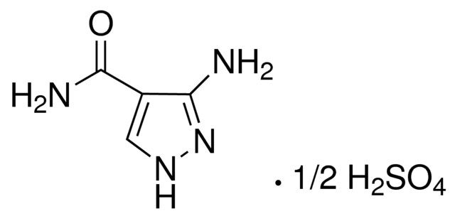 3-Amino-4-pyrazolecarboxamide hemisulfate salt