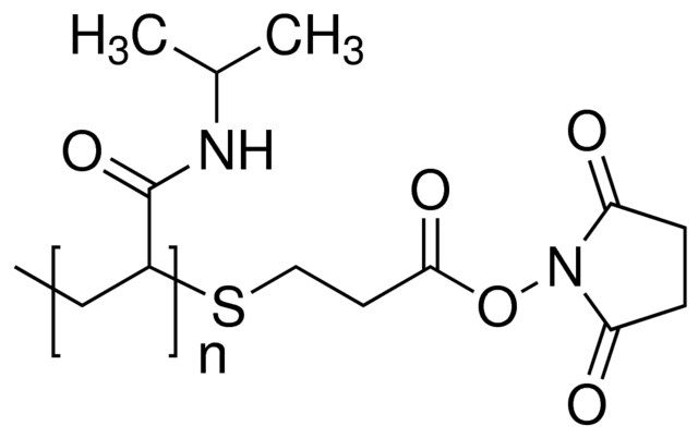 Poly(<i>N</i>-isopropylacrylamide), <i>N</i>-hydroxysuccinimide (NHS) ester terminated