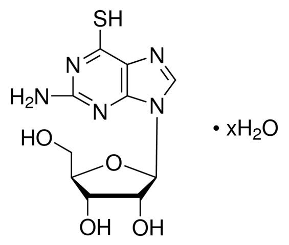 (-)-2-Amino-6-mercaptopurine riboside hydrate