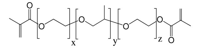 Poly(ethylene glycol)-<i>block</i>-poly(propylene glycol)-<i>block</i>-poly(ethylene glycol) dimethacrylate