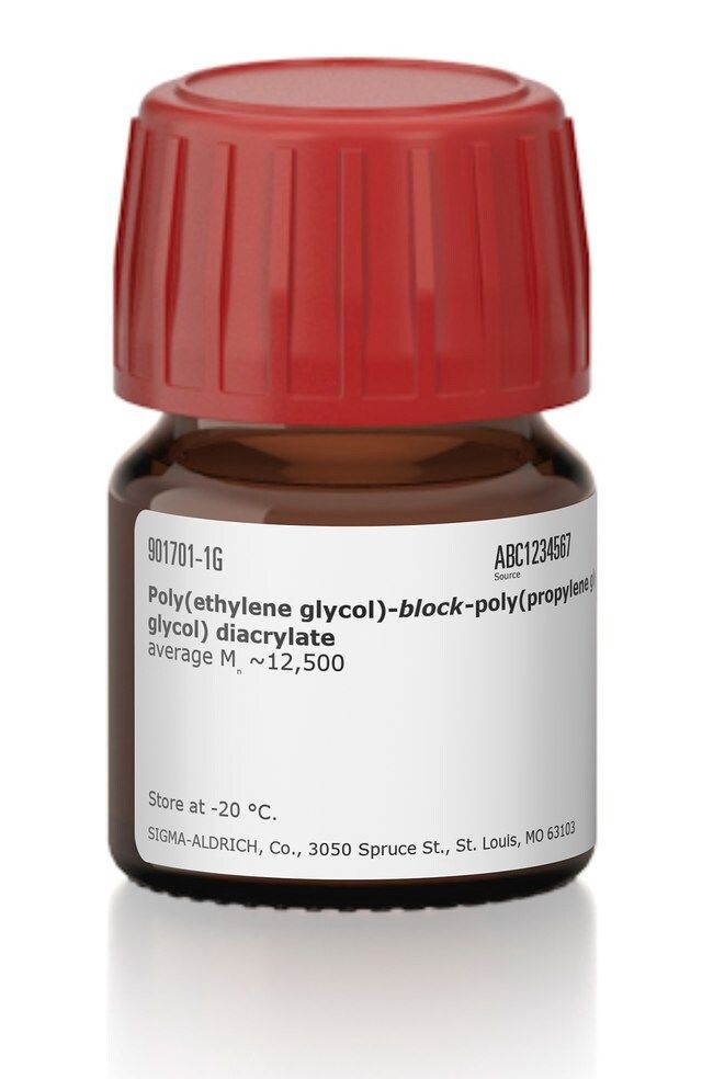 Poly(ethylene glycol)-<i>block</i>-poly(propylene glycol)-<i>block</i>-poly(ethylene glycol) diacrylate