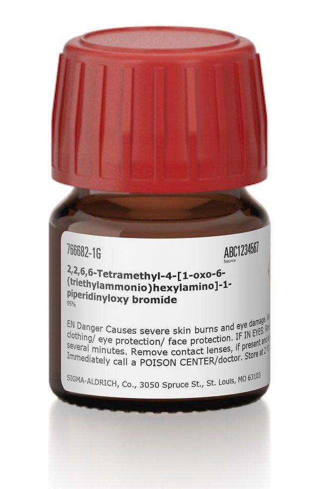 2,2,6,6-Tetramethyl-4-[1-oxo-6-(triethylammonio)hexylamino]-1-piperidinyloxy bromide