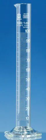 BRAND<sup>®</sup> SILBERBRAND Class B glass measuring cylinders, tall form