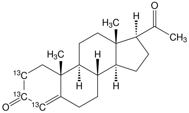 Progesterone-2,3,4-<sup>13</sup>C<sub>3</sub>