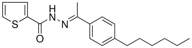 THIOPHENE-2-CARBOXYLIC ACID (1-(4-HEXYL-PHENYL)-ETHYLIDENE)-HYDRAZIDE