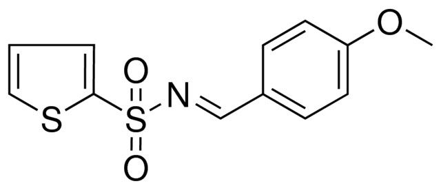 THIOPHENE-2-SULFONIC ACID 4-METHOXY-BENZYLIDENEAMIDE