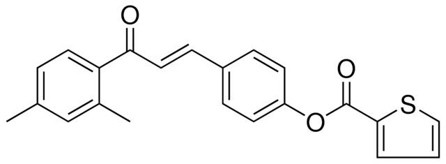 THIOPHENE-2-CARBOXYLIC ACID 4-(3-(2,4-DIMETHYL-PH)-3-OXO-PROPENYL)-PHENYL ESTER