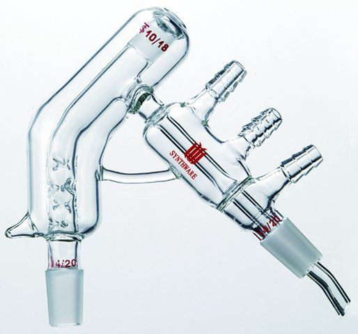 Synthware<sup>TM</sup> vacuum jacketed Vigreux short path distillation head