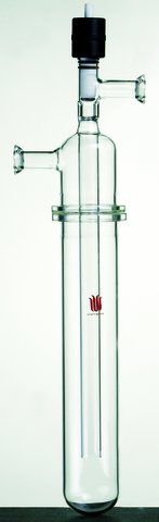 Synthware<sup>TM</sup> vacuum trap with #15 o-ring joint and high vacuum valve