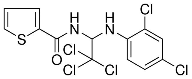 THIOPHENE-2-CARBOXYLIC ACID (2,2,2-TRI-CL-1-(2,4-DICHLORO-PHENYLAMINO)-ET)-AMIDE