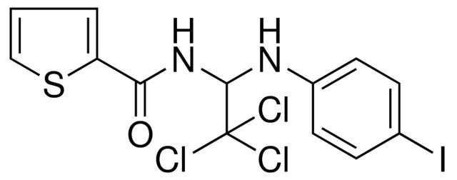 THIOPHENE-2-CARBOXYLIC ACID (2,2,2-TRICHLORO-1-(4-IODO-PHENYLAMINO)-ETHYL)-AMIDE