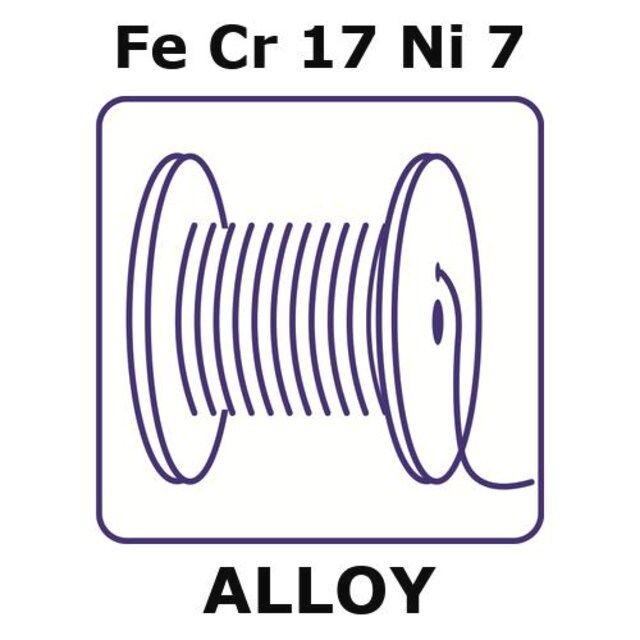 Stainless Steel-17-7PH alloy, FeCr17Ni7