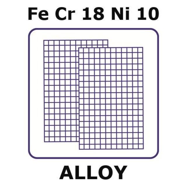 Stainless Steel-AISI 304 alloy, FeCr18Ni10