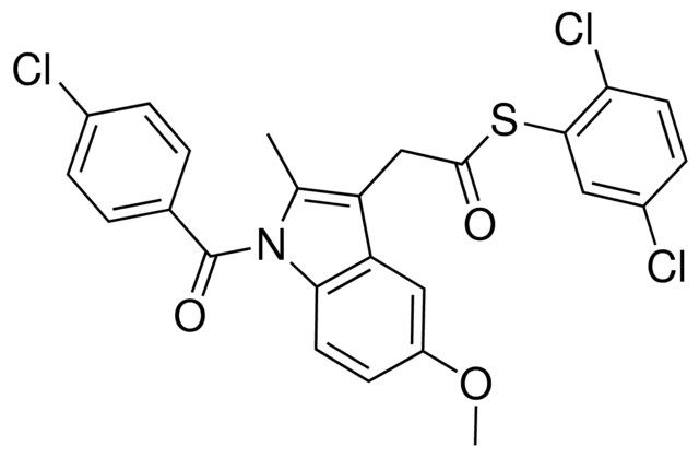 S-(2,5-dichlorophenyl) [1-(4-chlorobenzoyl)-5-methoxy-2-methyl-1H-indol-3-yl]ethanethioate