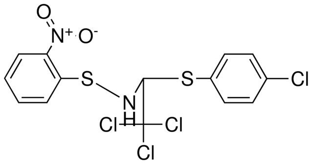 S-(2-NITRO-PH)-N-(2,2,2-TRICHLORO-1-(4-CL-PHENYLSULFANYL)-ET)-THIOHYDROXYLAMINE