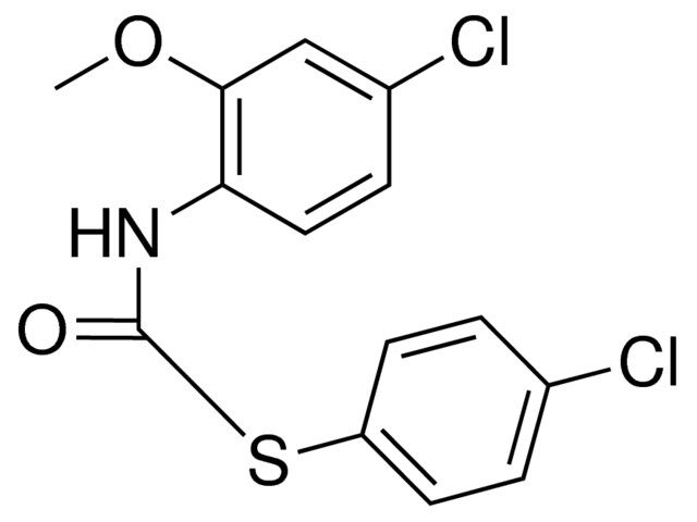 S-(4-CHLOROPHENYL) N-(4-CHLORO-2-METHOXYPHENYL)THIOCARBAMATE