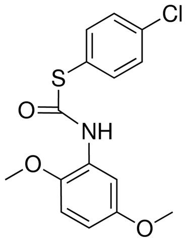 S-(4-CHLOROPHENYL) N-(2,5-DIMETHOXYPHENYL)THIOCARBAMATE