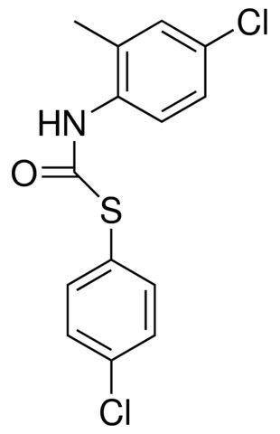 S-(4-CHLOROPHENYL) N-(4-CHLORO-2-METHYLPHENYL)THIOCARBAMATE