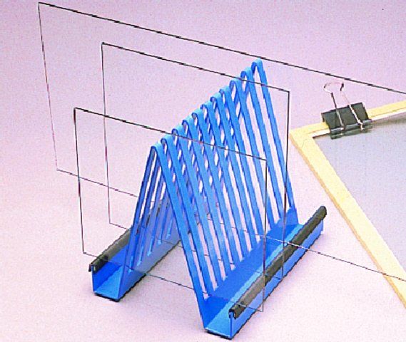 Scienceware<sup>®</sup> electrophoresis plate rack, coated steel